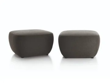 BAY - Fabric garden pouf by B&B Italia Outdoor - view 2